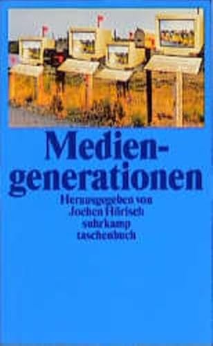 Imagen de archivo de Mediengenerationen (suhrkamp taschenbuch) a la venta por medimops