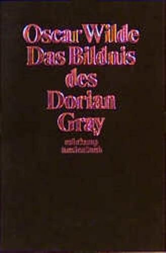 9783518392324: Das Bildnis des Dorian Gray: Mit einem Essay, einer Auswahlbibliographie und einer Zeittafel