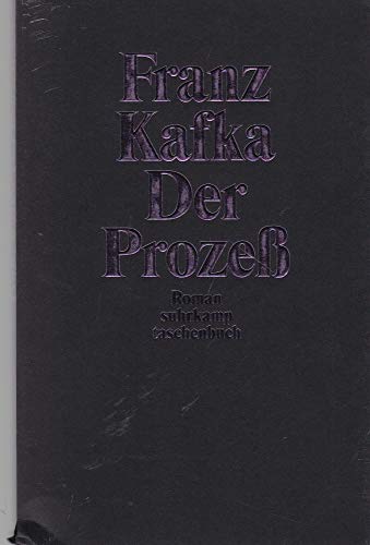 Der Prozeß: Roman (suhrkamp taschenbuch) - Kafka, Franz