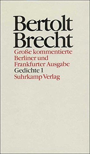 Stock image for Werke Ln , Groe kommentierte Berliner und Frankfurter Ausgabe, 30 Bde., Bd.11, Gedichte for sale by medimops