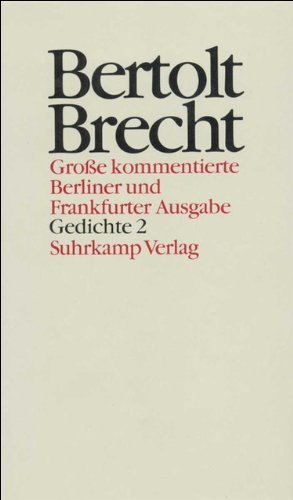 9783518400128: Gedichte II: Sammlungen 1938 - 1956