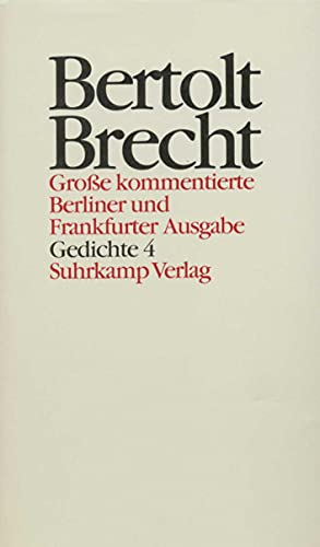 9783518400142: Brecht, B: Werke 14