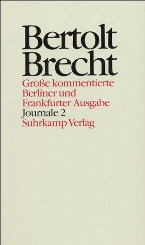 9783518400272: Brecht, B: Werke 27