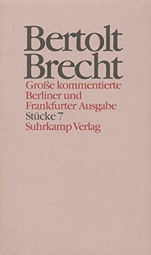 9783518400678: Brecht, B: Werke. Groe kommentierte Berliner und Frankfurte
