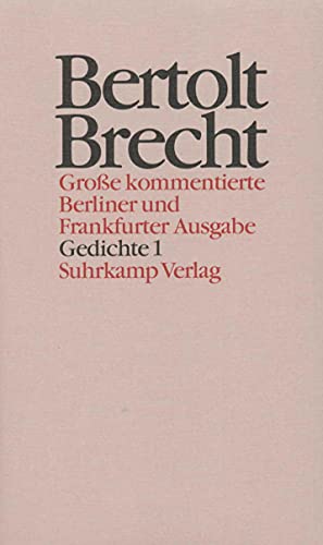 Gedichte 1. - Brecht, Bertolt
