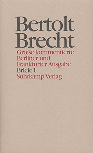 Briefe 1. - Brecht, Bertolt