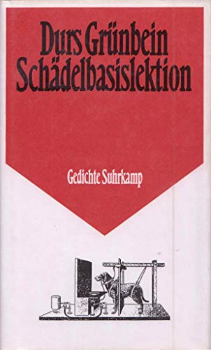 Beispielbild fr Schadelbasislektion: Gedichte (German Edition) zum Verkauf von Kalligramm