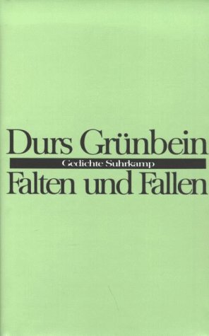 9783518405703: Falten und Fallen: Gedichte