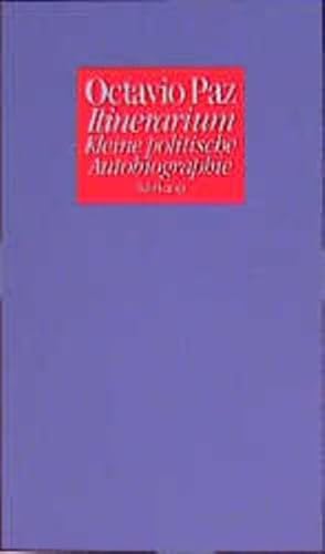 9783518407646: Itinerarium: Kleine politische Autobiographie