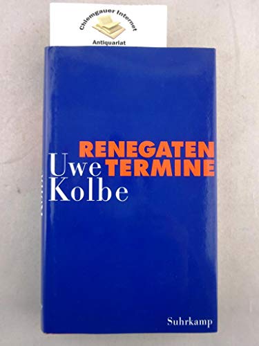 Imagen de archivo de Renegatentermine. 30 Versuche, die eigene Erfahrung zu behaupten a la venta por medimops