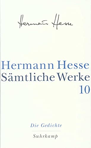 9783518411100: Hesse: Smtl. Werke 10