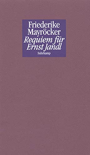 9783518412169: Mayroecker: Requiem Ernst Jandl