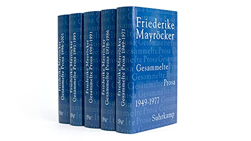 9783518412992: Friederike Mayrcker: Gesammelte Prosa I 1949-1977