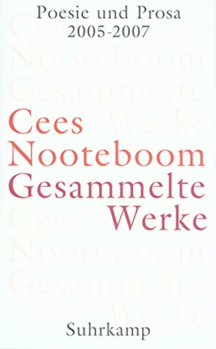 Beispielbild fr Gesammelte Werke in neun Bnden: Band 9: Poesie und Prosa 2005-2007. zum Verkauf von INGARDIO