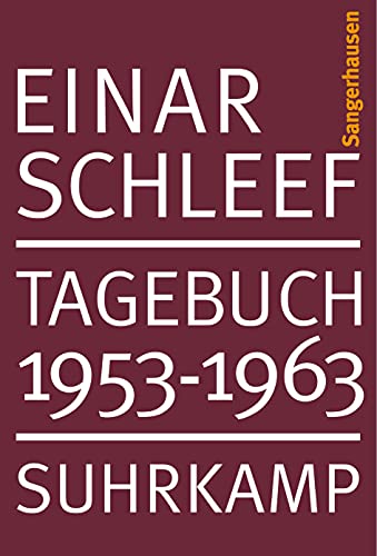 Tagebuch 1953 - 1963 Sangerhausen (9783518416051) by Einar-schleef