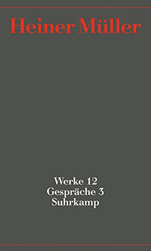 9783518420423: Werke: Band 12: Gesprche 3. 1991-1995