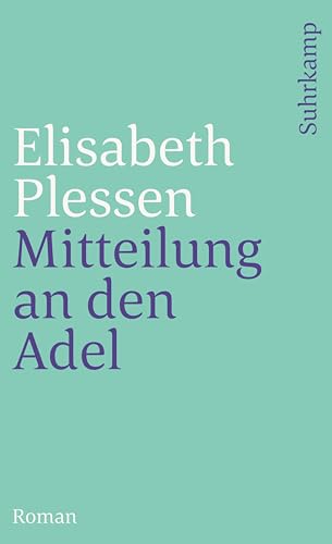 9783518457528: Mitteilung an den Adel (German Edition)