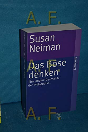 Stock image for Das Bse denken: Eine andere Geschichte der Philosophie (suhrkamp taschenbuch) for sale by medimops