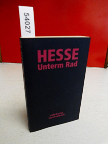 Stock image for Unterm Rad: Roman (suhrkamp taschenbuch) for sale by medimops