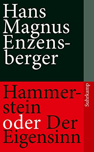 9783518460955: Hammerstein oder Der Eigensinn (German Edition)