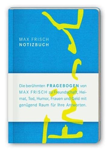 Notizbuch mit den Fragebogen von Max Frisch (suhrkamp taschenbuch) - Frisch, Max