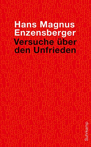 9783518466261: Versuche ber den Unfrieden