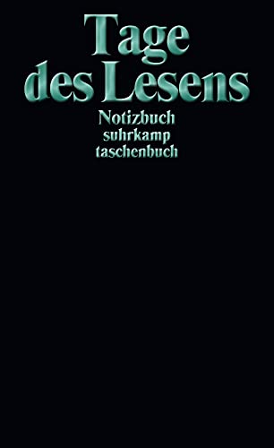 Beispielbild fr Notizbuch/ Tage des Lesens zum Verkauf von Einar & Bert Theaterbuchhandlung