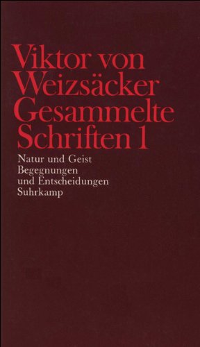 Beispielbild fr Weizscker, V: Gesammelte Schriften in zehn Bnden zum Verkauf von Blackwell's