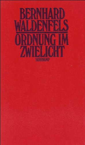 Imagen de archivo de Ordnung im Zwielicht a la venta por medimops