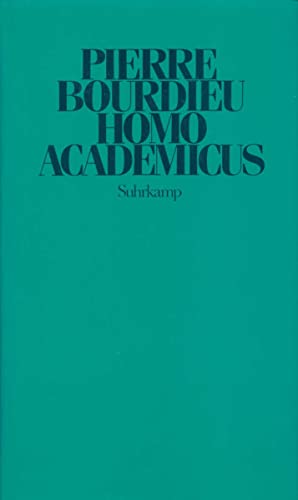 Beispielbild fr Homo academicus. bersetzt von Bernd Schwibs. zum Verkauf von Antiquariat Langguth - lesenhilft