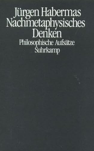 9783518579282: Nachmetaphysisches Denken: Philosophische Aufstze