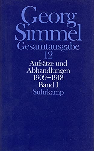 9783518579626: Simmel, G: Gesamtausgabe 12