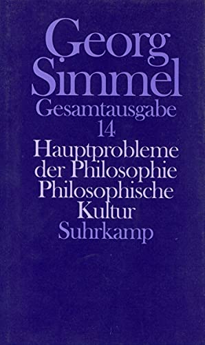 Stock image for Gesamtausgabe, 24 Bde., Bd.14, Hauptprobleme der Philosophie for sale by GF Books, Inc.