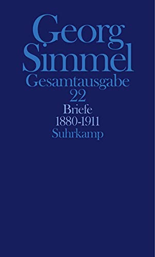 9783518579725: Simmel, G: Gesamtausgabe 22