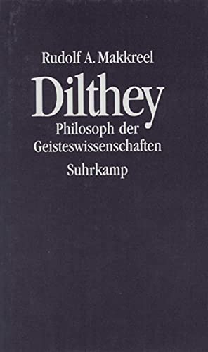 Imagen de archivo de Dilthey: Philosoph Der Geisteswissenschaften a la venta por Revaluation Books