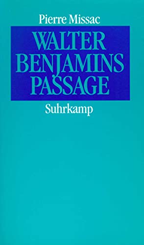 Stock image for Walter Benjamins Passage. for sale by Antiquariat & Verlag Jenior