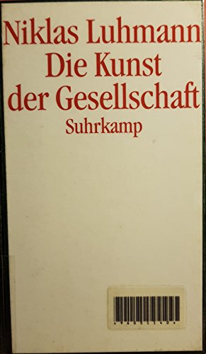 9783518582039: Die Kunst der Gesellschaft