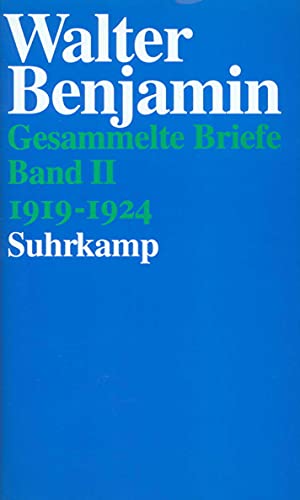 9783518582268: Gesammelte Briefe.: Briefe 1919 - 1924: Band II: Briefe 1919-1924: Bd. II