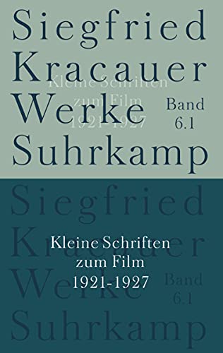 Stock image for Kracauer, S: Werke in neun Bnden for sale by Blackwell's