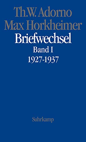 Imagen de archivo de Briefwechsel, Band 1, 1927 - 1937 a la venta por medimops