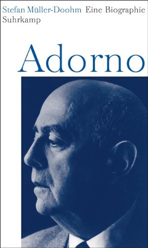 Beispielbild fr Adorno: Eine Biographie zum Verkauf von medimops