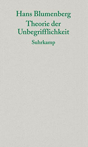 9783518584804: Theorie der Unbegrifflichkeit