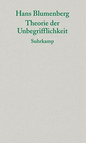 Imagen de archivo de Theorie der Unbegrifflichkeit. a la venta por Antiquariat & Verlag Jenior