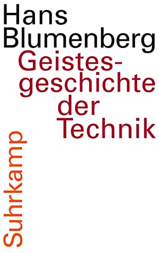 9783518585337: Geistesgeschichte der Technik: Mit einem Radiovortrag auf CD