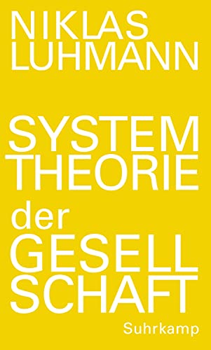 Beispielbild fr Systemtheorie der Gesellschaft zum Verkauf von Blackwell's