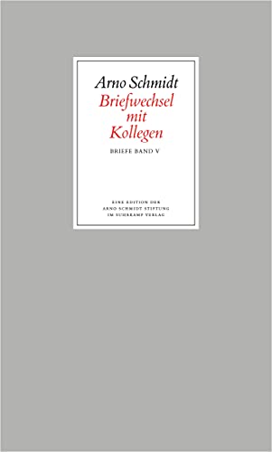 9783518802250: Briefwechsel 5: Band 5: Briefwechsel mit Kollegen