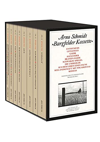 "Bargfelder Kassette" : Bargfelder Studienausgabe, Werkgruppe I (1. - 2. Tsd. der korrigierten Ne...