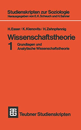 Beispielbild fr Teubner Studienskripten, Bd.28, Wissenschaftstheorie zum Verkauf von medimops