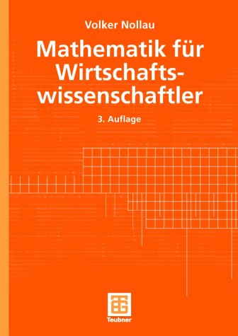 9783519002048: Mathematik fr Wirtschaftswissenschaftler