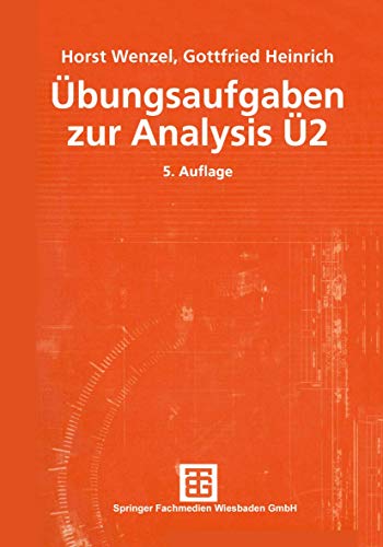 9783519002512: bungsaufgaben zur Analysis  2 (Mathematik fr Ingenieure und Naturwissenschaftler, konomen und Landwirte)